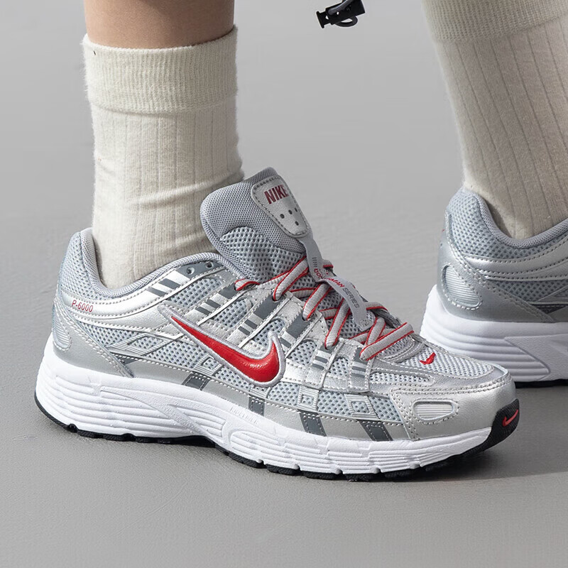 Nike耐克鞋子2025春季新款P-6000运动鞋正品女鞋老爹鞋透气跑步鞋