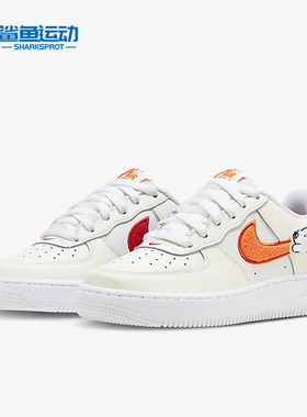 Nike/耐克正品新款Air Force 1 Low女子GS大童运动板鞋FD9912-181