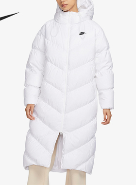 Nike/耐克正品冬季女士防风保暖连帽运动羽绒服FD8213-100