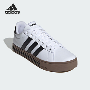 Adidas/阿迪达斯正品新款男女同款运动系带板鞋JR0077