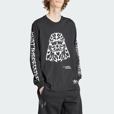 阿迪达斯男士款休闲运动长袖T恤