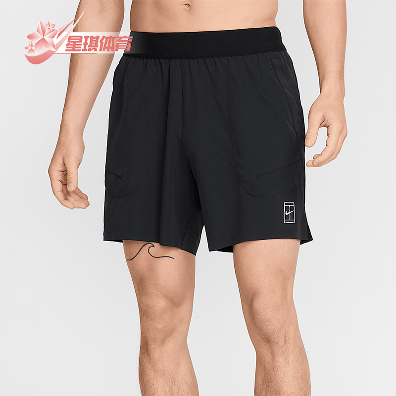 Nike/耐克正品Dri-FIT 男士透气运动训练经典网球短裤FZ6914-010