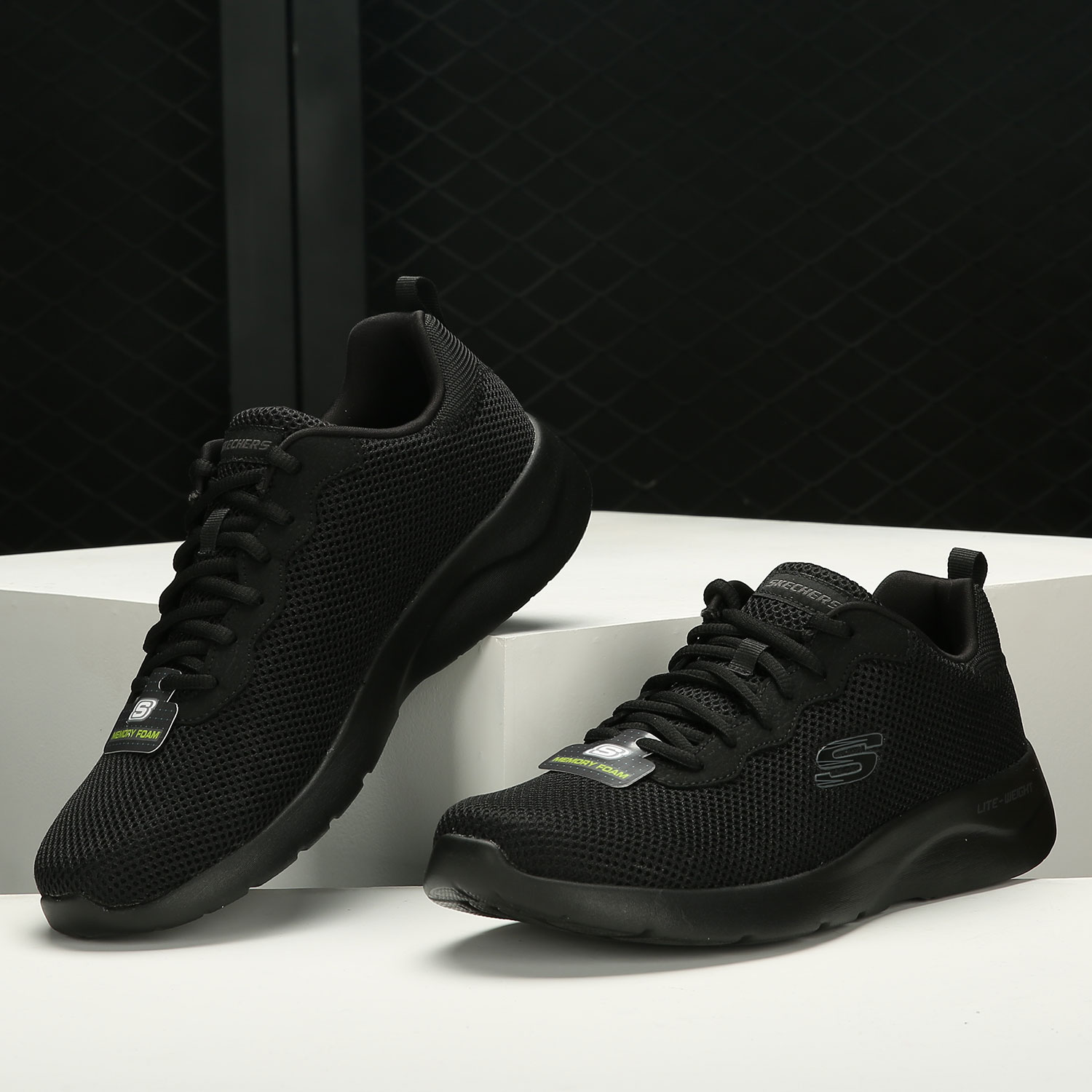 Skechers/斯凯奇正品新款网布健步鞋男子低帮耐磨运动休闲鞋