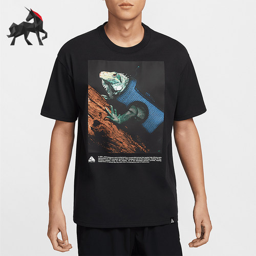 Nike/耐克正品2025新款男士印花休闲透气圆领短袖T恤HJ0890-010