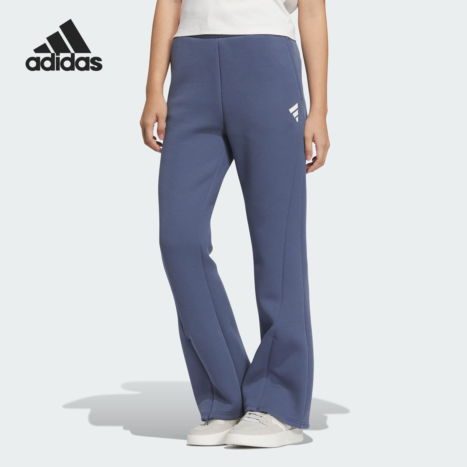 阿迪达斯女士系带休闲裤