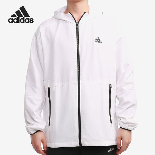 Adidas/阿迪达斯正品运动休闲男子连帽拉链外套 H40233