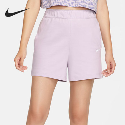 Nike/耐克官方正品跑步训练女子运动裤休闲针织短裤DM6729-530