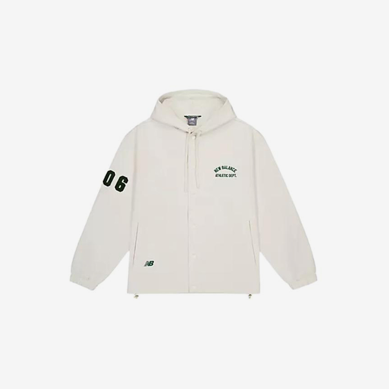 New Balance/NB正品运动男子宽松透气连帽夹克外套AMJ41305-LIN