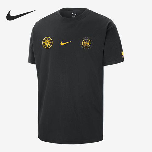 Nike耐克正品男款金州勇士队城市版圆领透气短袖T恤FN2003-010