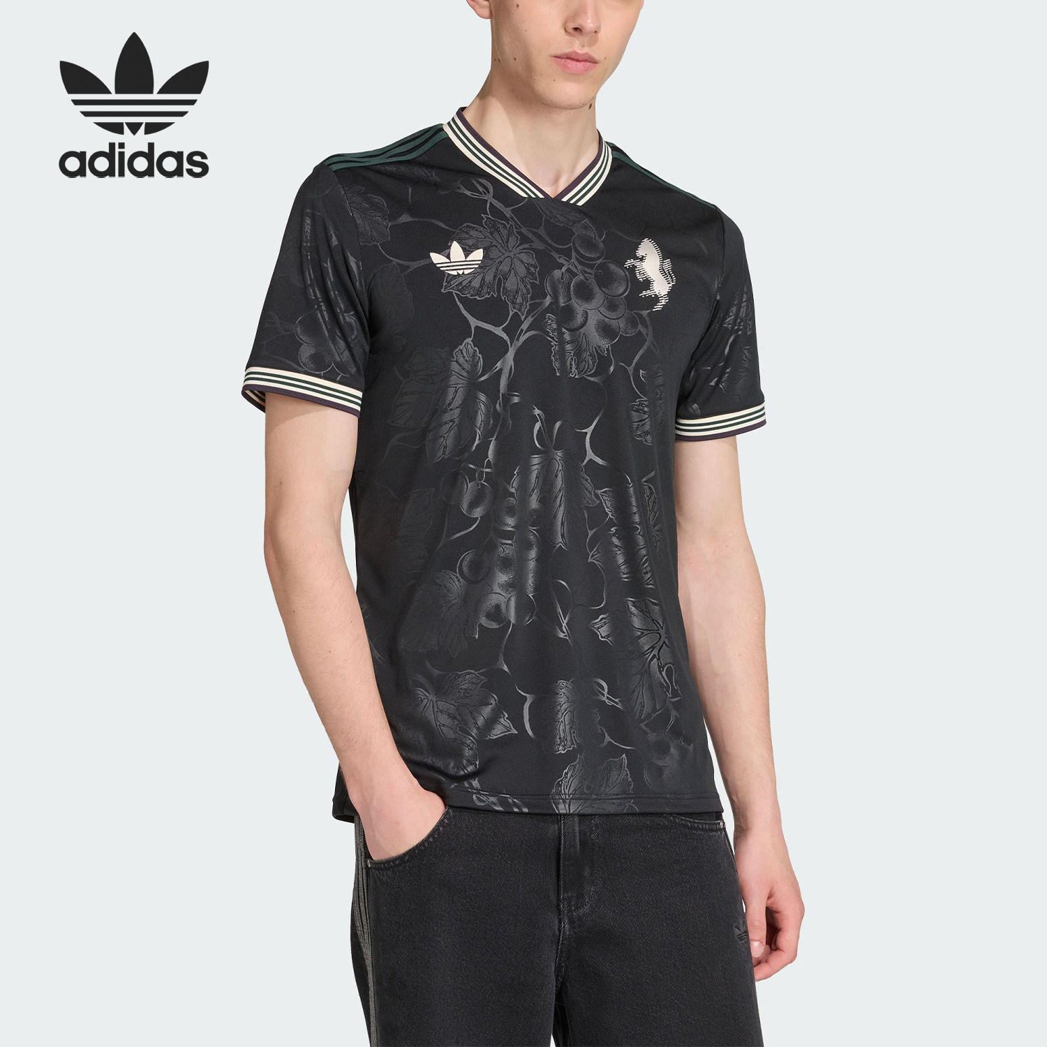 Adidas/阿迪达斯官方正品三叶草男士运动透气V领足球短袖KC3486,运动服/休闲服装,运动T恤,淘宝优惠券,粉丝福利购,淘宝优惠卷