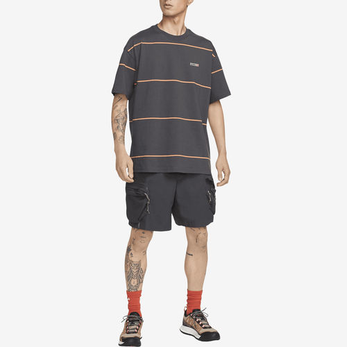 Nike耐克正品ACG系列男刺绣条纹宽松圆领短袖套头T恤DQ4956-070