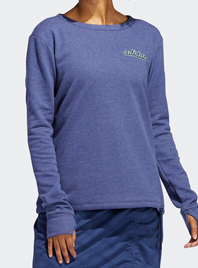 Adidas/阿迪达斯正品LS GRPHIC SWTSH 女子高尔夫运动卫衣 FJ4924