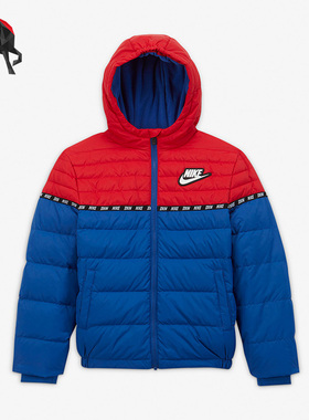 Nike/耐克 正品秋季小童运动保暖连帽羽绒服 DB7004-480