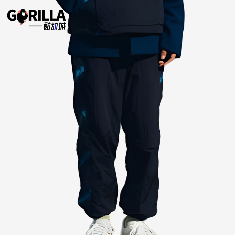 Puma/彪马正品男女蓝色长裤蓝染松紧腰休闲经典休闲裤623673-16