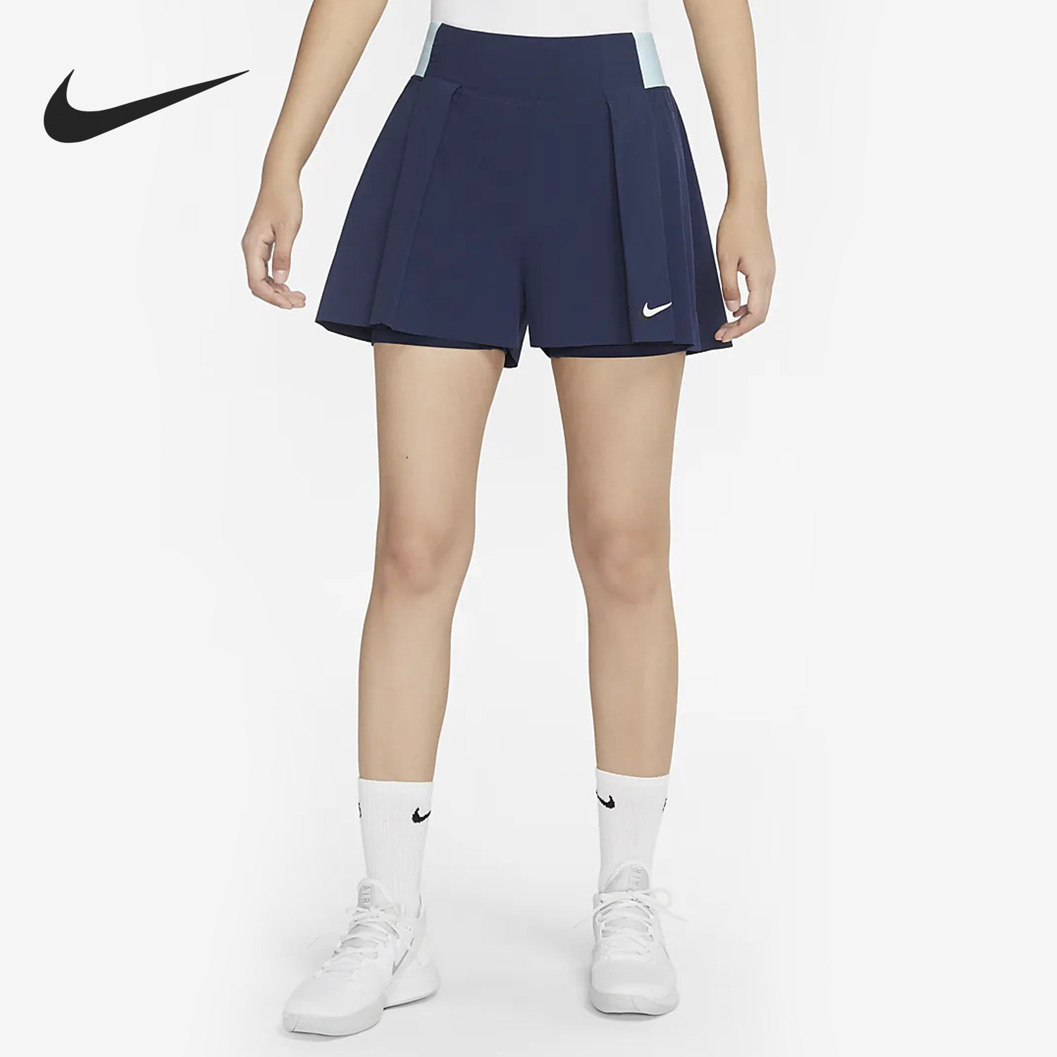 Nike/耐克正品当季新款女子休闲运动健身半身短裙DR6789-410,运动服/休闲服装,运动半身裙,淘宝优惠券,粉丝福利购,淘宝优惠卷