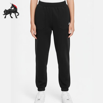 Adidas/阿迪达斯正品2026年儿童运动休闲简约舒适耐穿长裤KG5956