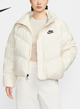 Nike/耐克正品冬季女士保暖日常休闲短款立领羽绒服IB2964-110