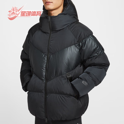 Nike/耐克正品2025冬季款男士日常连帽套头运动羽绒服IB2961-010