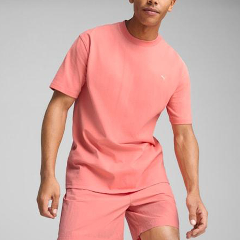 彪马男士透气宽松针织圆领短袖