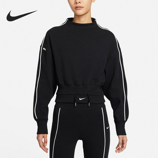 新款 Nike 耐克正品 2023秋季 套头卫衣FB8753 女子休闲收腰长袖