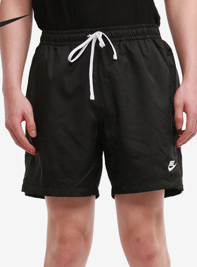 Nike/耐克正品 当季新款男子运动休闲系带小LOGO短裤AR2383-010