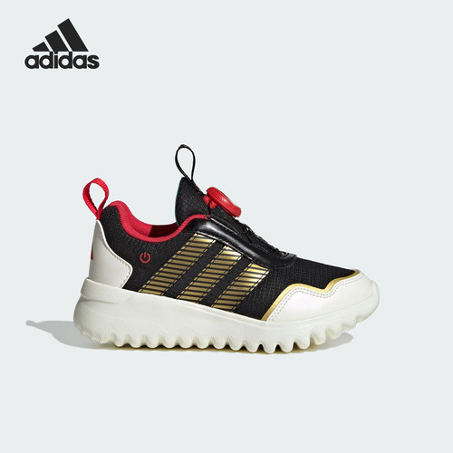 Adidas/阿迪达斯正品2025新款小童轻便透气训练运动鞋JS3089