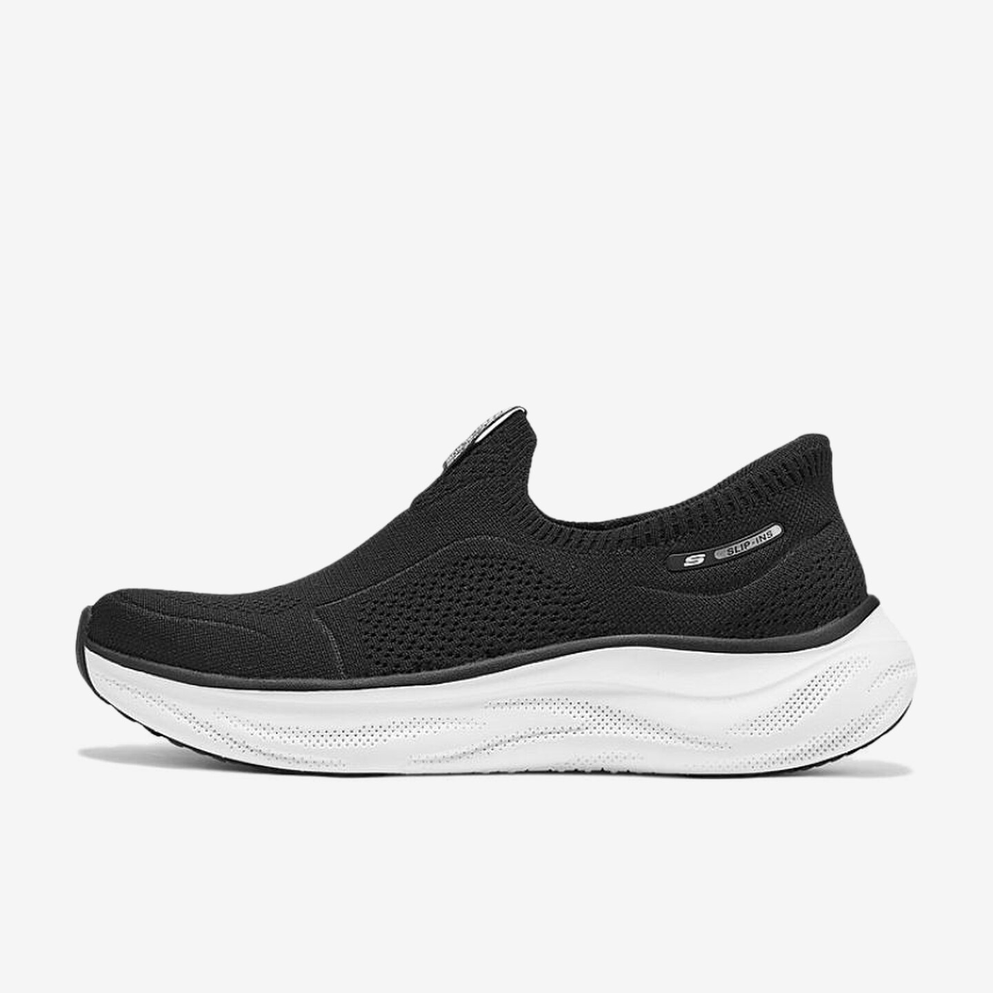 Skechers斯凯奇正品女闪穿科技舒适吸震健步鞋150566-BKW图片