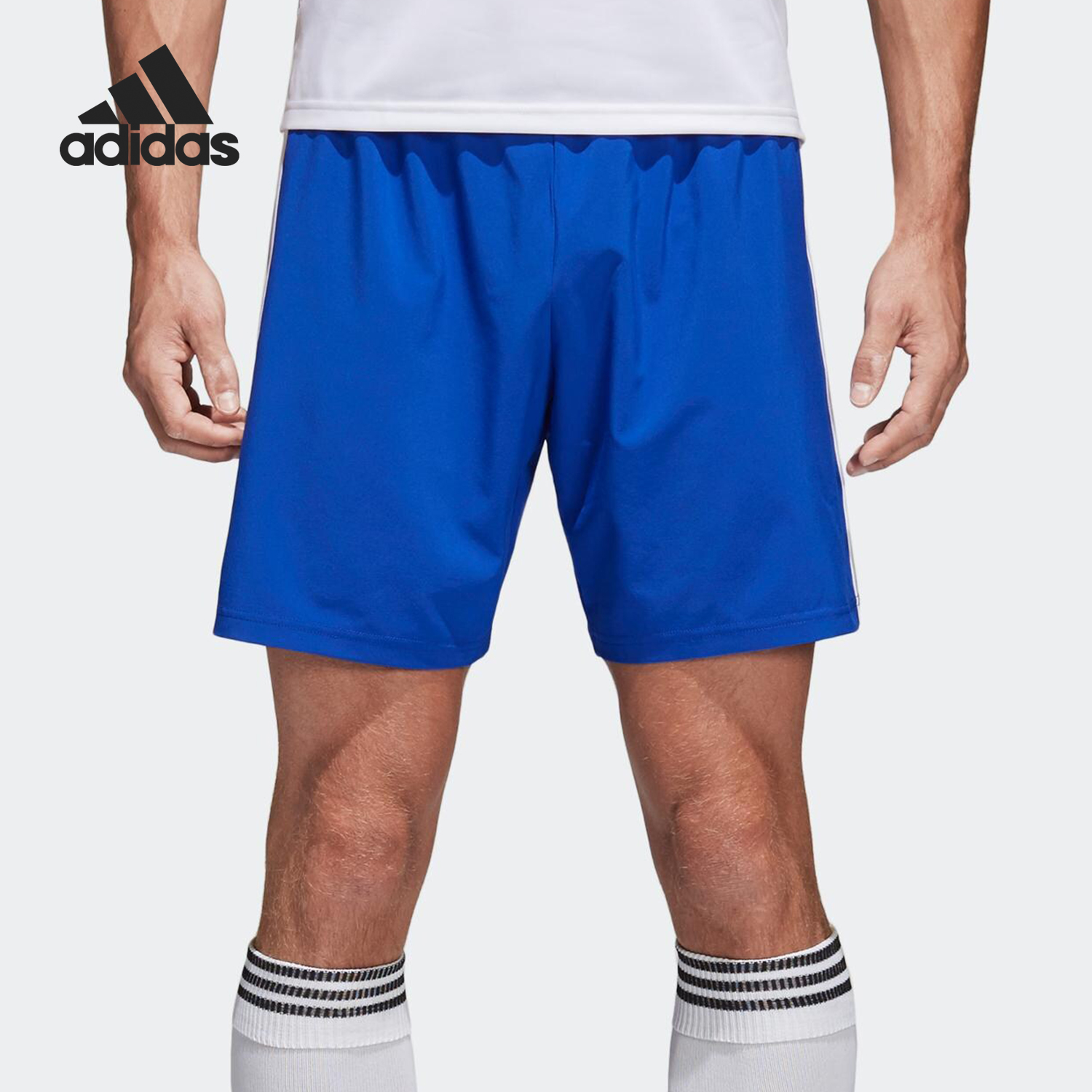 男子透气足球跑步短裤