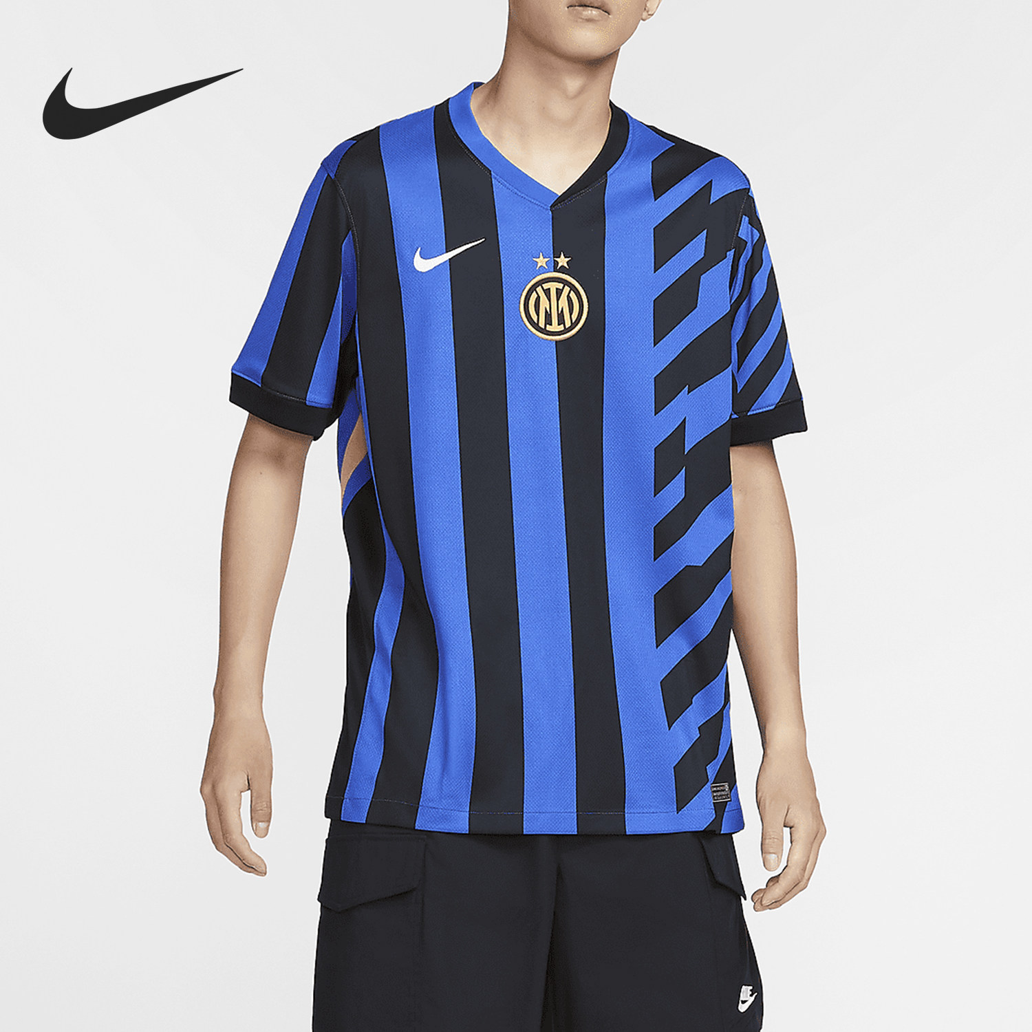 Nike/耐克正品国际米兰球迷版男士透气足球球衣FN8787-440