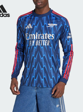 Adidas/阿迪达斯正品ARSENAL 25/26男士足球长袖球衣JI9525
