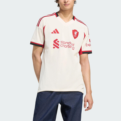 Adidas/阿迪达斯正品LIVERPOOL男士训练透气足球比赛短袖JV6487
