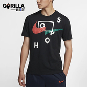 耐克正品 2025秋季 男士 Nike 训练印花透气篮球运动T恤CK1180 010