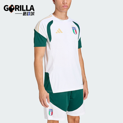 Adidas/阿迪达斯正品2026年男士休闲时尚运动经典短袖T恤JZ9375