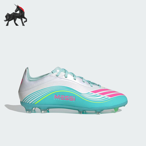 Adidas/阿迪达斯正品F50 ELITE FG儿童低帮运动系带足球鞋JQ0930