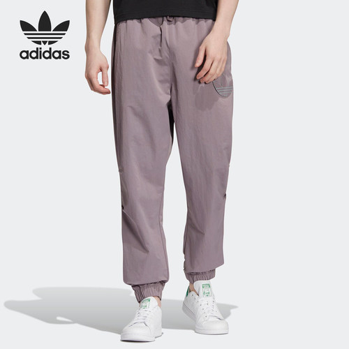 Adidas/阿迪达斯正品三叶草男士休闲松紧腰针织运动裤HS2003