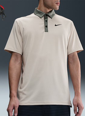 Nike/耐克正品Tour Dri-FIT男士高尔夫翻领经典短袖T恤FZ7502-104
