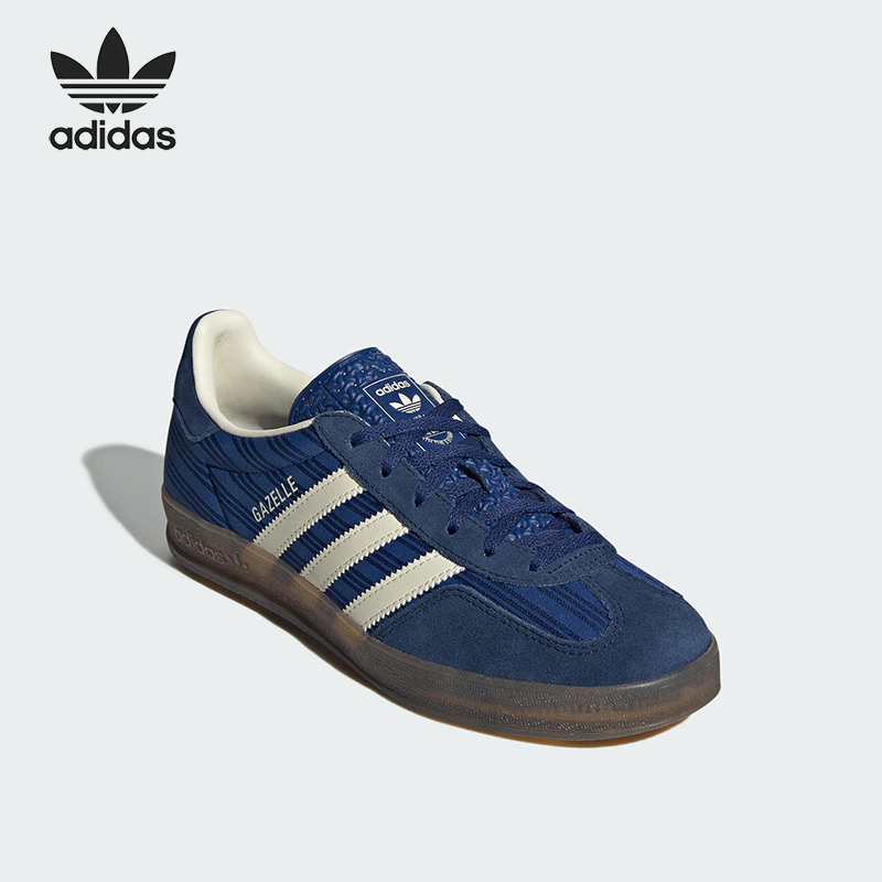 Adidas/阿迪达斯正品三叶草女士轻便低帮系带运动休闲板鞋JS1410
