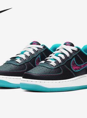 Nike/耐克正品儿童合成革防滑减震耐磨低帮板鞋DD9207-001