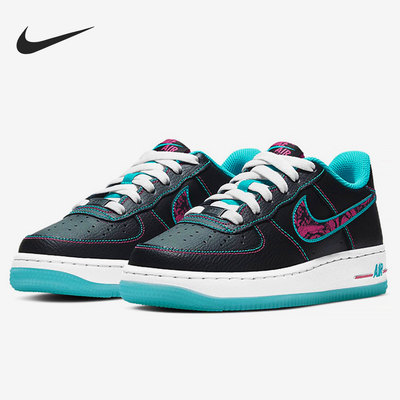 Nike/耐克正品儿童合成革防滑减震耐磨低帮板鞋DD9207-001