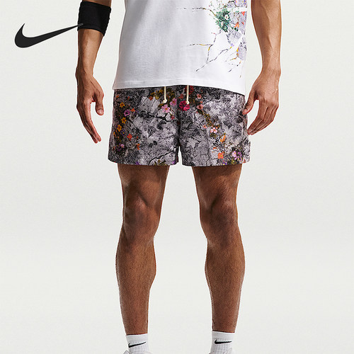 Nike/耐克正品Dri-Fit男士时尚刺绣系带篮球短裤IF2579-067