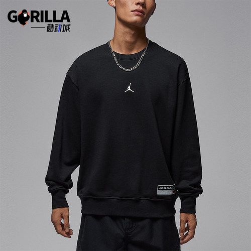 Nike/耐克正品JORDAN男士休闲套头针织运动圆领卫衣IO7830-010