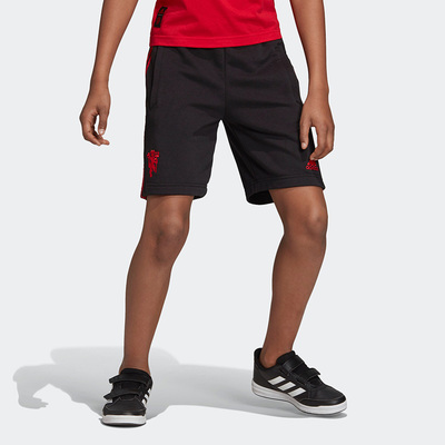 Adidas/阿迪达斯正品夏季新款大童曼联运动足球短裤DW4714