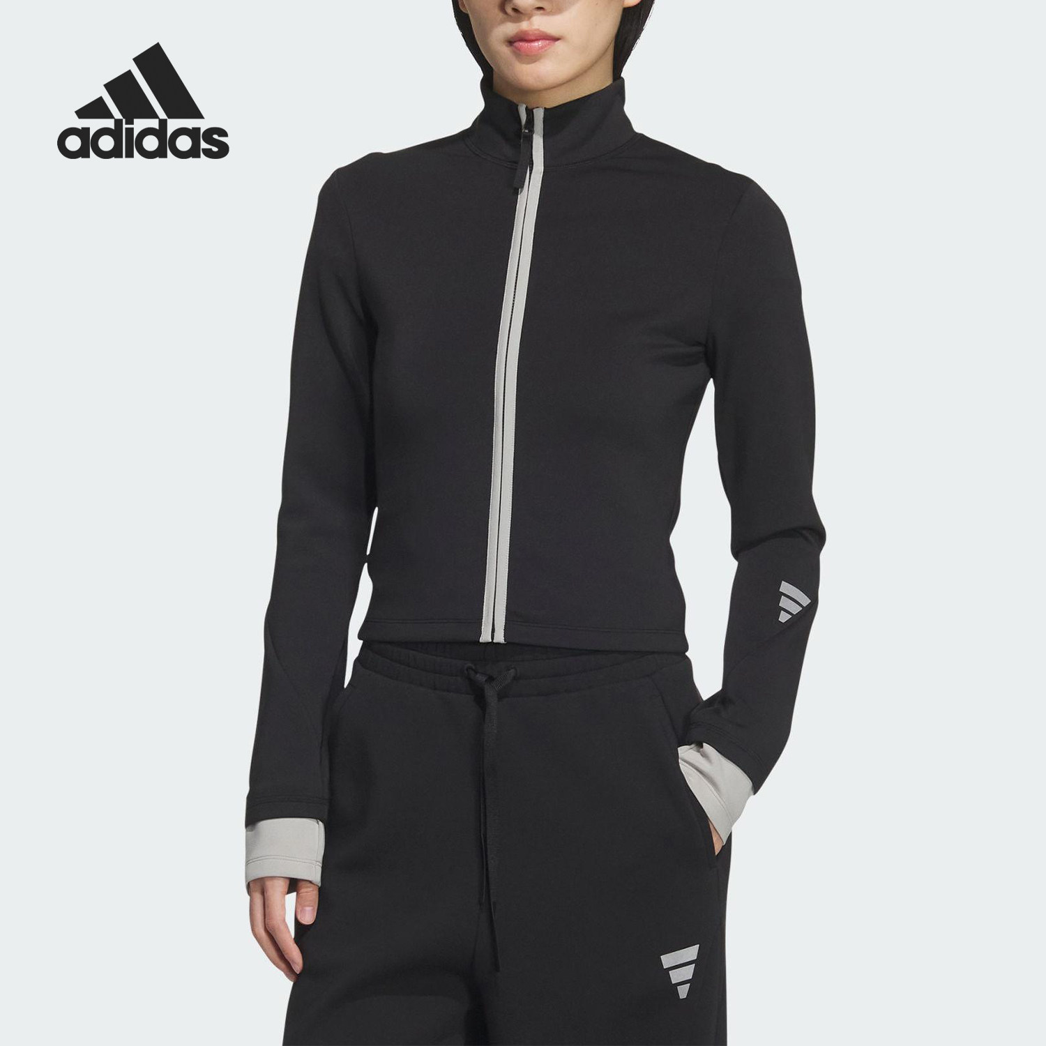 Adidas/阿迪达斯官方正品春秋女士修身弹力复古夹克外套KS3332,运动服/休闲服装,运动茄克/外套,淘宝优惠券,粉丝福利购,淘宝优惠卷