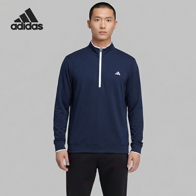 Adidas/阿迪达斯正品春秋男士立领复古日常套头卫衣IU4511