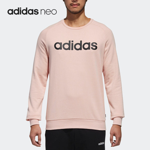 Adidas/阿迪达斯正品男士复古印花圆领套头长袖卫衣DT8306