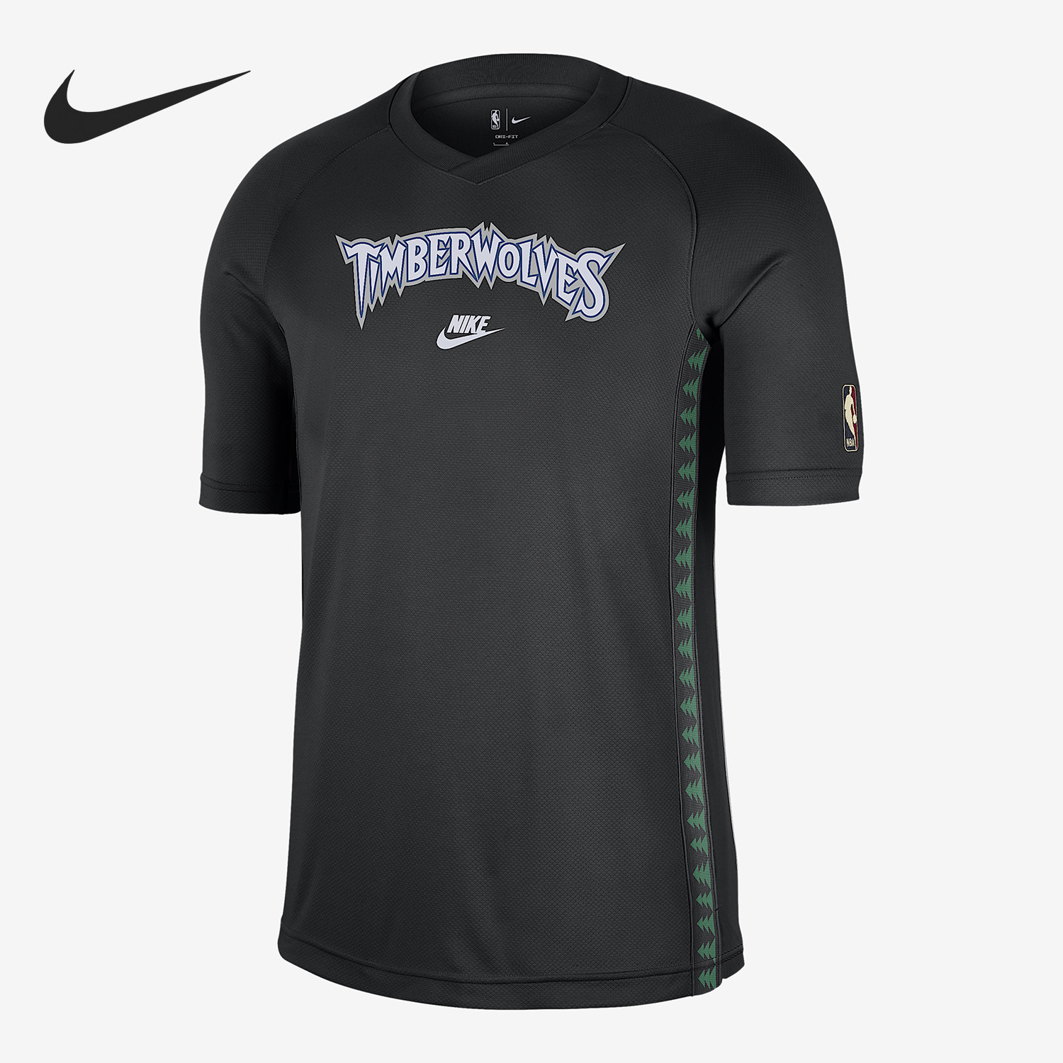 Nike/耐克官方正品NBA Dri-FIT男士时尚训练短袖T恤HQ6398-010