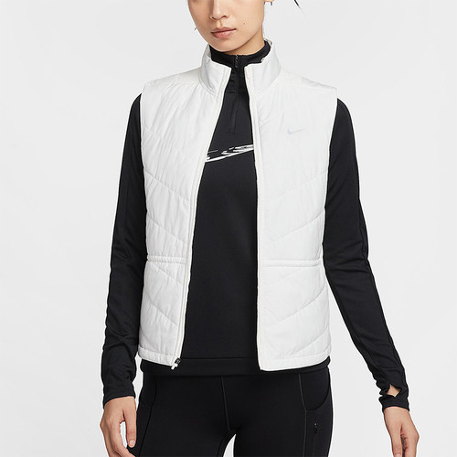Nike/耐克正品2025女士运动反光跑步保暖拼接棉马甲HV2656-133