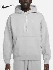 Nike Official Authentic Solo Swoosh Men's Fleece Pullover Hoodie Dx1355-063