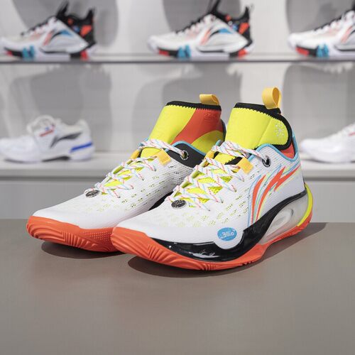 Lining/李宁正品808V2Ultra男子轻量高回弹中帮实战篮球鞋ABAT007