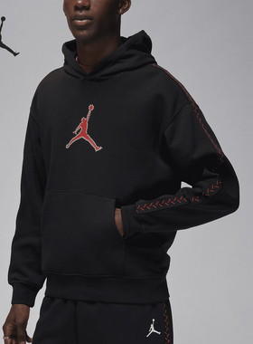 Nike/耐克正品JORDAN男士加绒保暖连帽套头卫衣FN6353-010